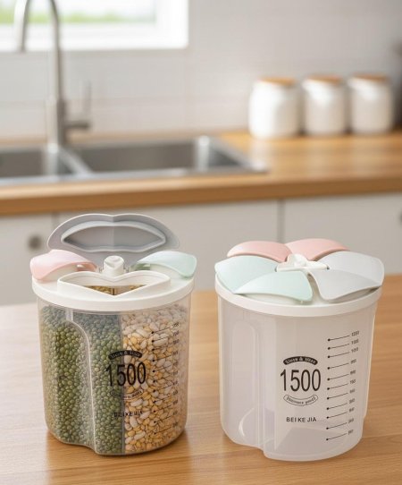 علبة بقوليات مقسمة